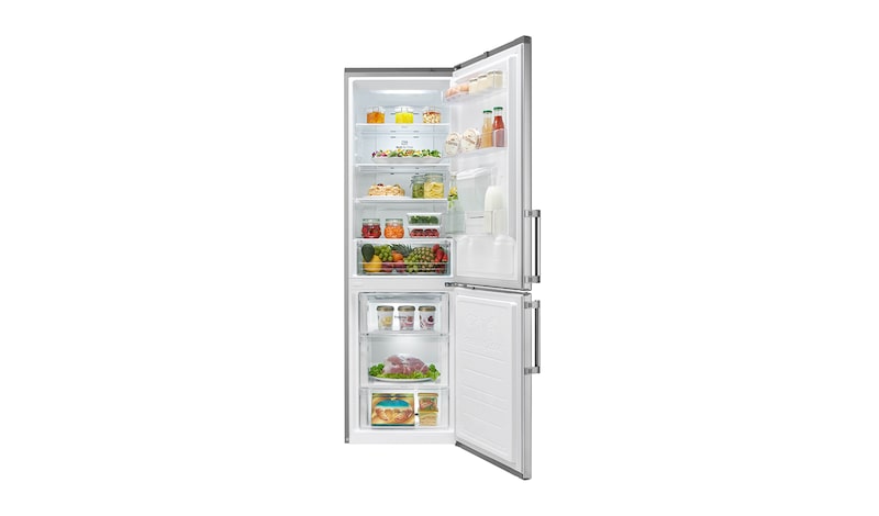 LG Smart Fridge Freezer with Total No Frost and Water Dispenser, GBF59NSKZB